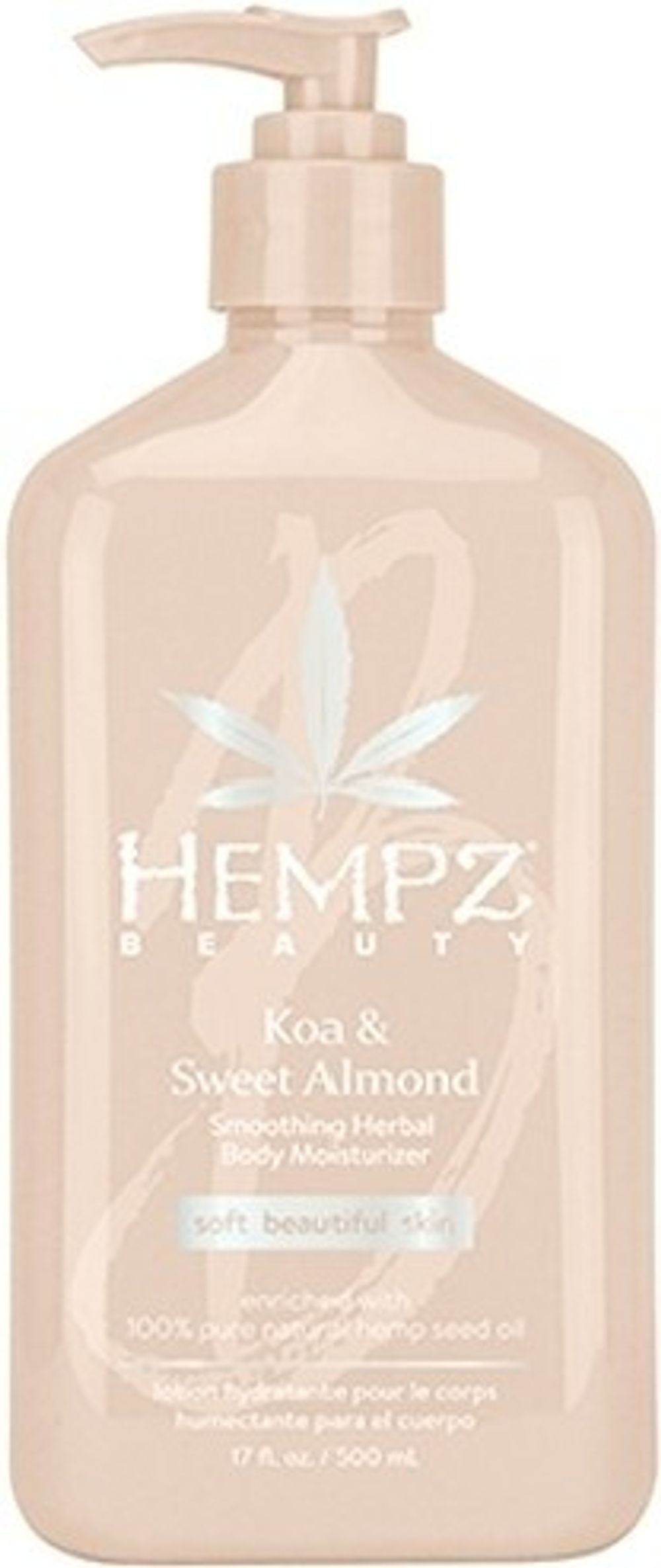 Молочко для тела "Коа и Сладкий миндаль" HEMPZ Koa & Sweet Almond Smoothing Herbal Body Moisturizer 500 мл