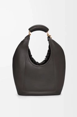 Loewe Средняя сумка-мешок Squeeze из мягкой кожи ягненка наппа, черный