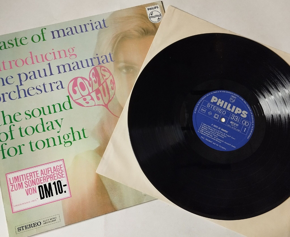 Винтажная виниловая пластинка LP The Paul Mauriat Orchestra Поль Мориа A Taste Of Mauriat (Holland 1975)