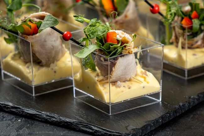 Веррин с бужениной, рукколой и овощами, 12 шт.