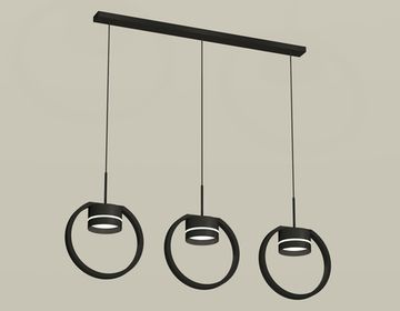 Комплект подвесного светильника с акрилом 3*GX53 XB9107152/3 SBK/FR черный песок/белый матовый(C9107, N8462)Techno DIY System Complects Ambrella