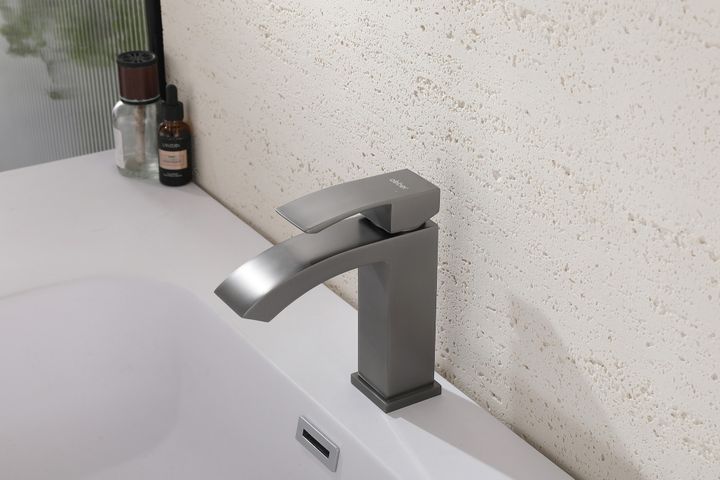 Смеситель ABBER Wasserfall AF8610NG для раковины, никель