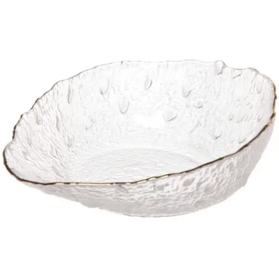 Салатник стеклянный «ICE CRYSTAL» 22см прозрачный