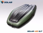 Лодка надувная моторная solar-430 super jet tunnel