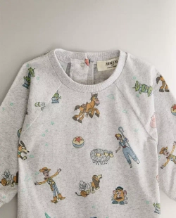ZARA HOME ДЕТСКИЙ КОМБИНЕЗОН TOY STORY ©DISNEY, СЕРЫЙ
