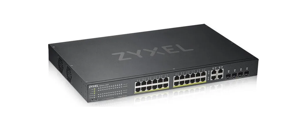 Коммутатор Zyxel NebulaFlex GS192024HPV2-EU0101F 24G 24PoE+ 375W управляемый