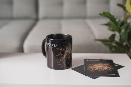 Кружка керамическая "Москва ИЗКОСМОСА"