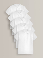 Поло школьное для мальчика Next 631-025, 5 шт., Белый