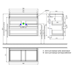Тумба с умывальником подвесная с ящиками IDDIS Zodiac, белая, 80 см, ZOD8CB0i95K