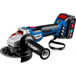 Шлифовальная машина угловая Зубр Профессионал AB-125-42 аккумуляторная BL-motor