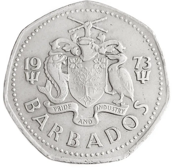 1 доллар 1973 Барбадос XF