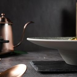 Тарелка глубокая 250 мл 26,7*6 см для пасты глазурь Glossy Stone Untouched Taiga P.L. [1]