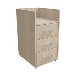 Континент-Про Тумба приставная ТП50 , Ясень Шимо светлый 400х500х728