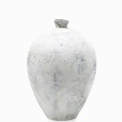 Ваза Noelle L высота 48 см, белый, серый