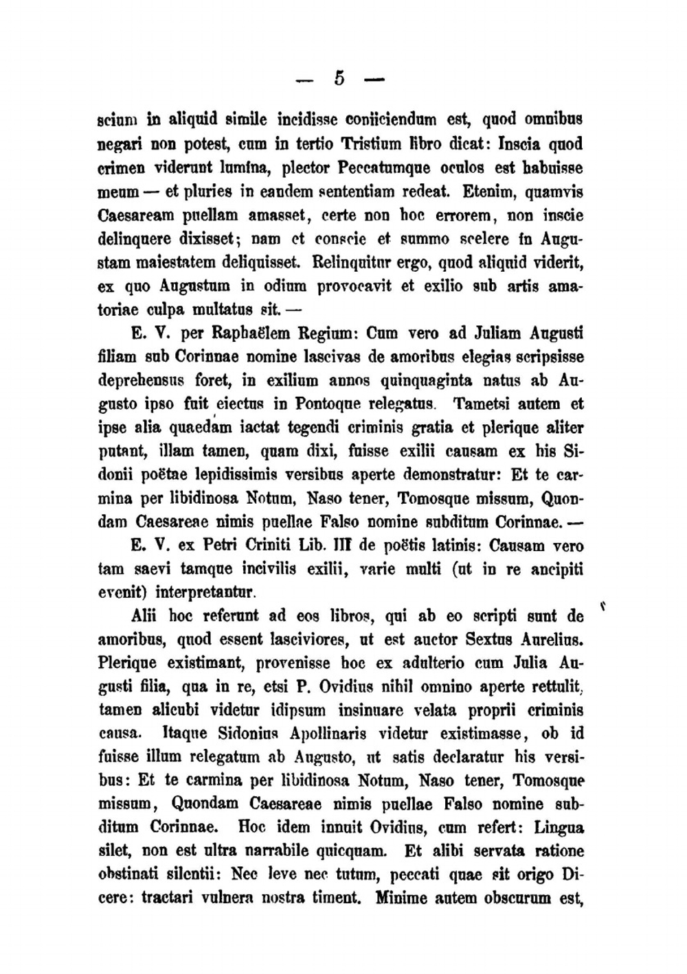 Die Ursachen der Verbannung des Ovid | J. Huber