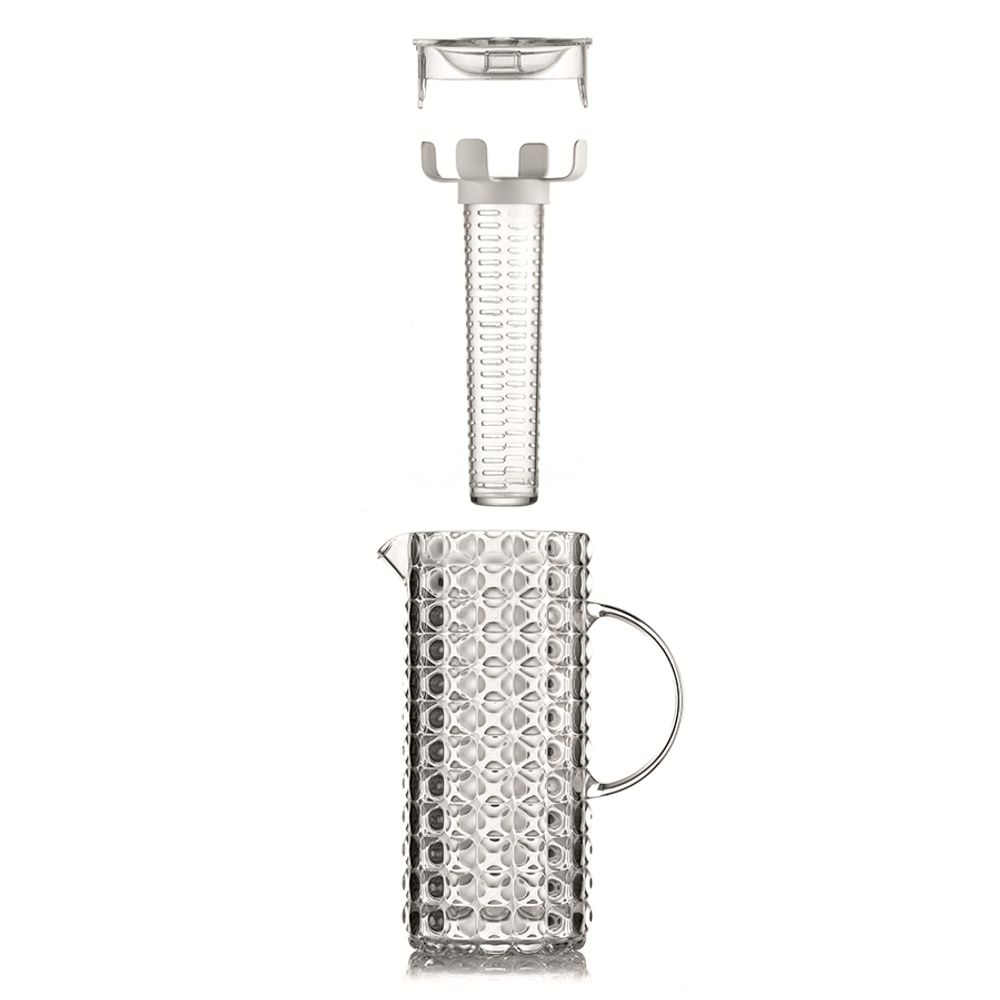 Кувшин с колбой для льда Tiffany 1,75 л акрил, прозрачный