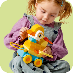 Конструктор LEGO DUPLO 10448 Зверушки на колёсах 3 в 1 — фото 12