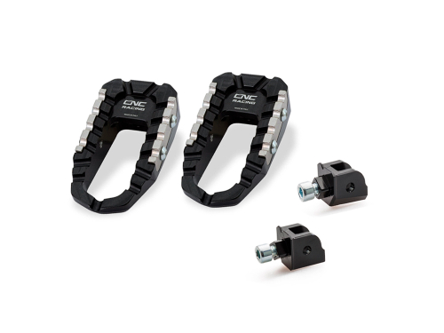 PEP05-PEA08B CNC RACING DRIVE TOURING FOOTPEGS W/MOUNT KIT (MTS)