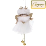 Подвеска «Маленькая леди» 15 см, белый