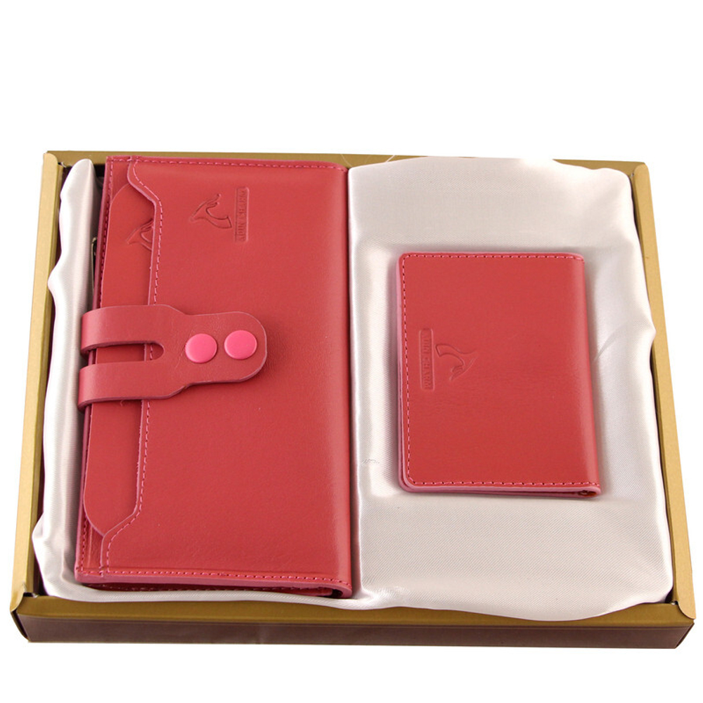 Комплект женский кошелек и ключница Barez Leather натуральная кожа Иран DS60 333