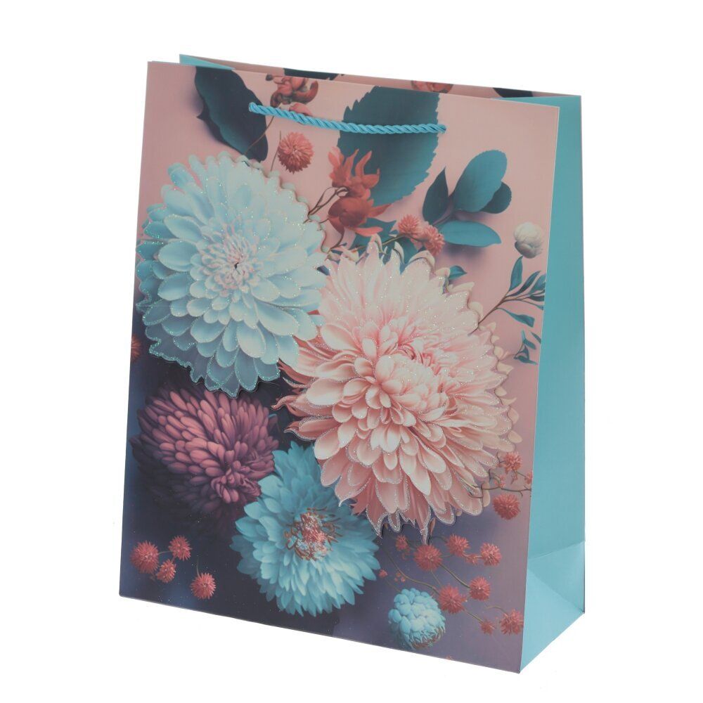 GAEM Пакет подарочный M (бумага 210г/м2, блок микс 12шт), L26 W10 H32 см, 4в.