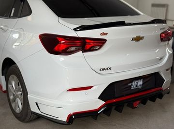 Спойлер PSM Chevrolet Onix 2019-2025 чёрный глянец