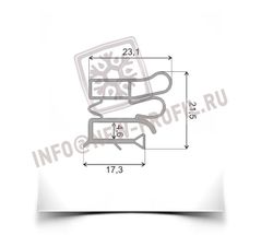 Уплотнительный профиль_012 (тип ПС) для холодильного оборудования.