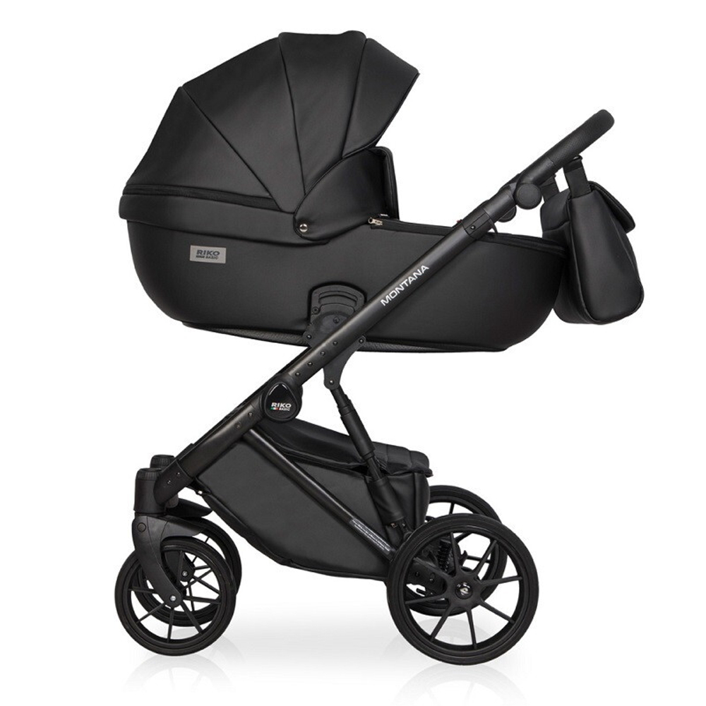 Детская коляска Riko Basic Montana Ecco 3 в 1 12 Black