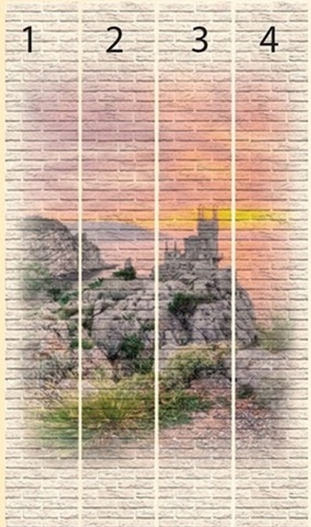 Панель ПВХ Venta Exclusive Ласточкино гнездо (из 4 шт.)