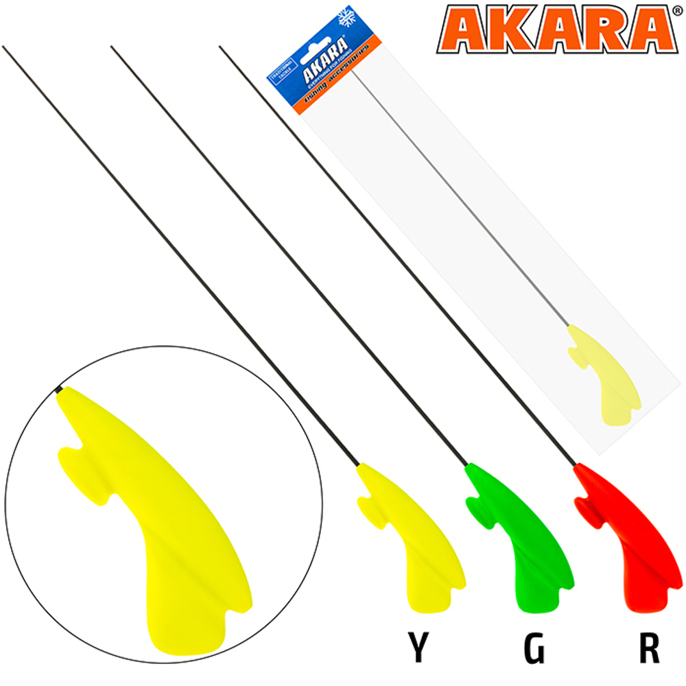 Удочка зимняя Akara Akara Lucky Punch M 377 (3,0-15,0) Yellow