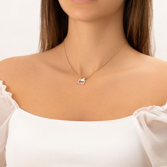 Колье золотое