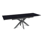 Стол раскладной Strong (140+40+40), керамика матовая Black Gold