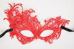 Красная маска "Тайны Венеции" (Цвет: красный)
