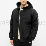 Мужская черная куртка Stone Island Micro Reps Down 40826