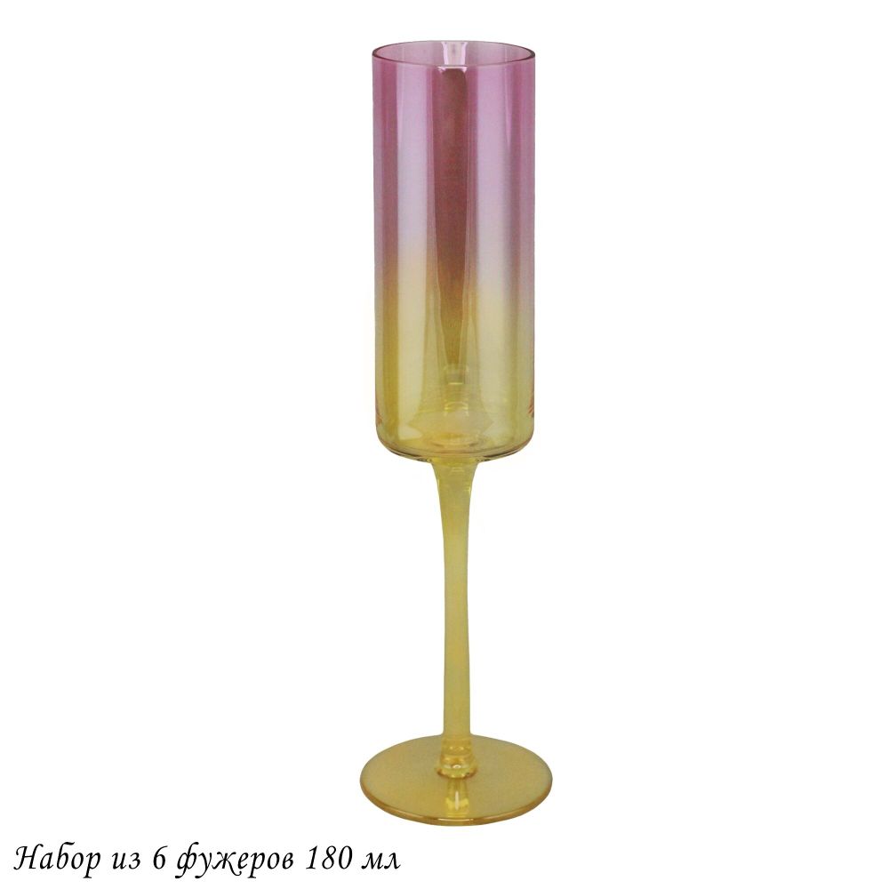 Lenardi 583-026 Набор из 6 фужеров 180 мл в под.уп.(х4)Стекло