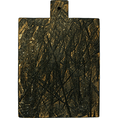 Доска для подачи прямоугольная с ручкой(4см);дуб;H=25,L=220,B=180мм