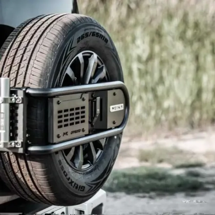 Крепление запасного колеса MEIKA для BYD Leopard 5 2024+ Леопард Держатель Кронштейн для запаски Крепление на заднюю дверь