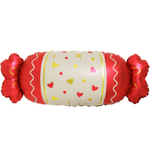 Шар Фольгированный Конфета сердца красные (Красный)