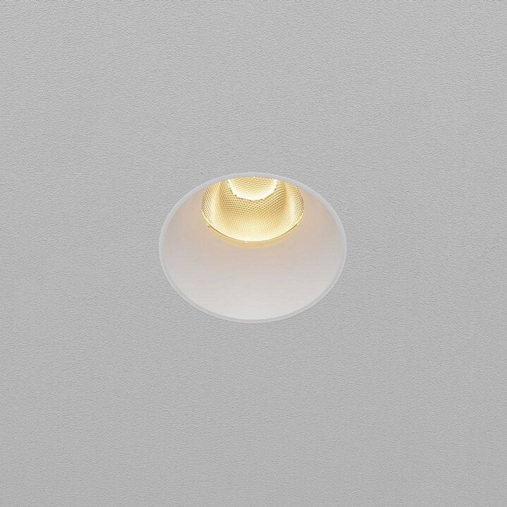 Встраиваемый светильник Maytoni  DL124-10W-2.7K-TRS-W