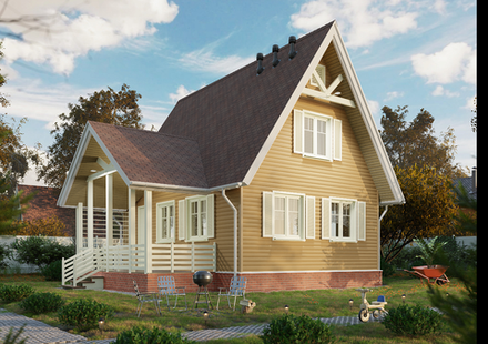 Софит Docke T4 с центральной перфорацией Кедр 3000*305мм