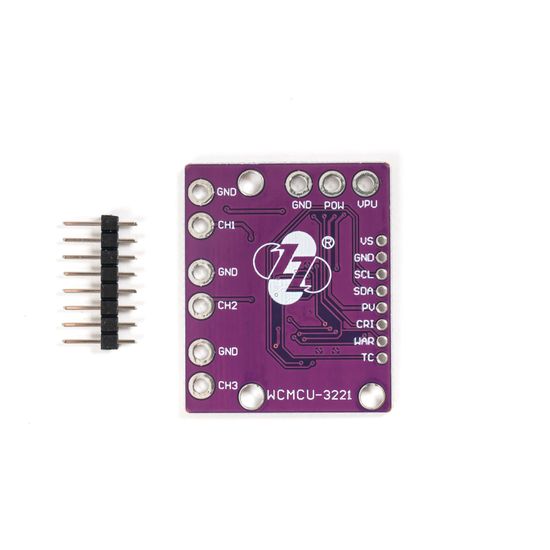 INA3221 3-канальный модуль контроля напряжения, тока/мощности