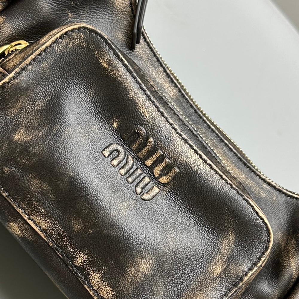 Miu Miu Nappa Leather Pocket Bag 21 cm