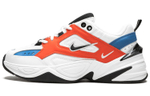 Nike M2K Tekno Team Orange non-slip low-top daddy shoes women's white orange