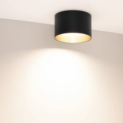 Светильник SP-BISCOTTO-R140-15W Warm3300-MIX (BK-GD, 80 deg, 230V) (Arlight, IP54 Металл, 5 лет) 055027