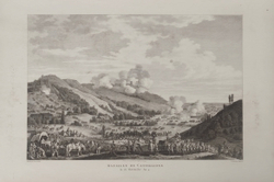 Битва в Кастильоне. Гравюра из альбома Военные кампании Франции. Париж.1834