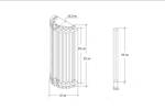 62GDW-D007K5B/550CH Бра Ллойд (Lloyd) M хром 15*11*55 см