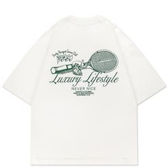 Футболка HAIDED DUSTY RACQUET HW, экрю