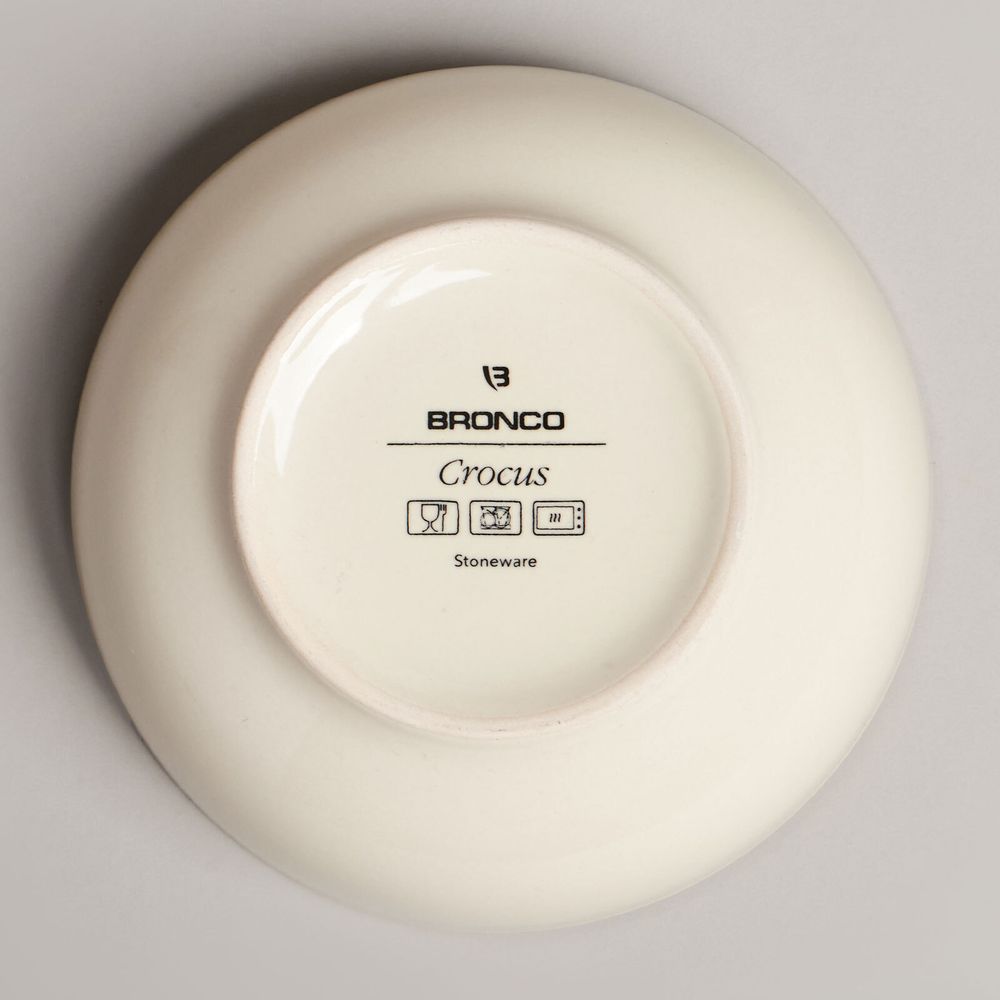 ТАРЕЛКА СУПОВАЯ BRONCO "CROCUS" 16 СМ 700 МЛ БЕЖ (МАЛ.УП.=4ШТ./КОР=24ШТ.)
