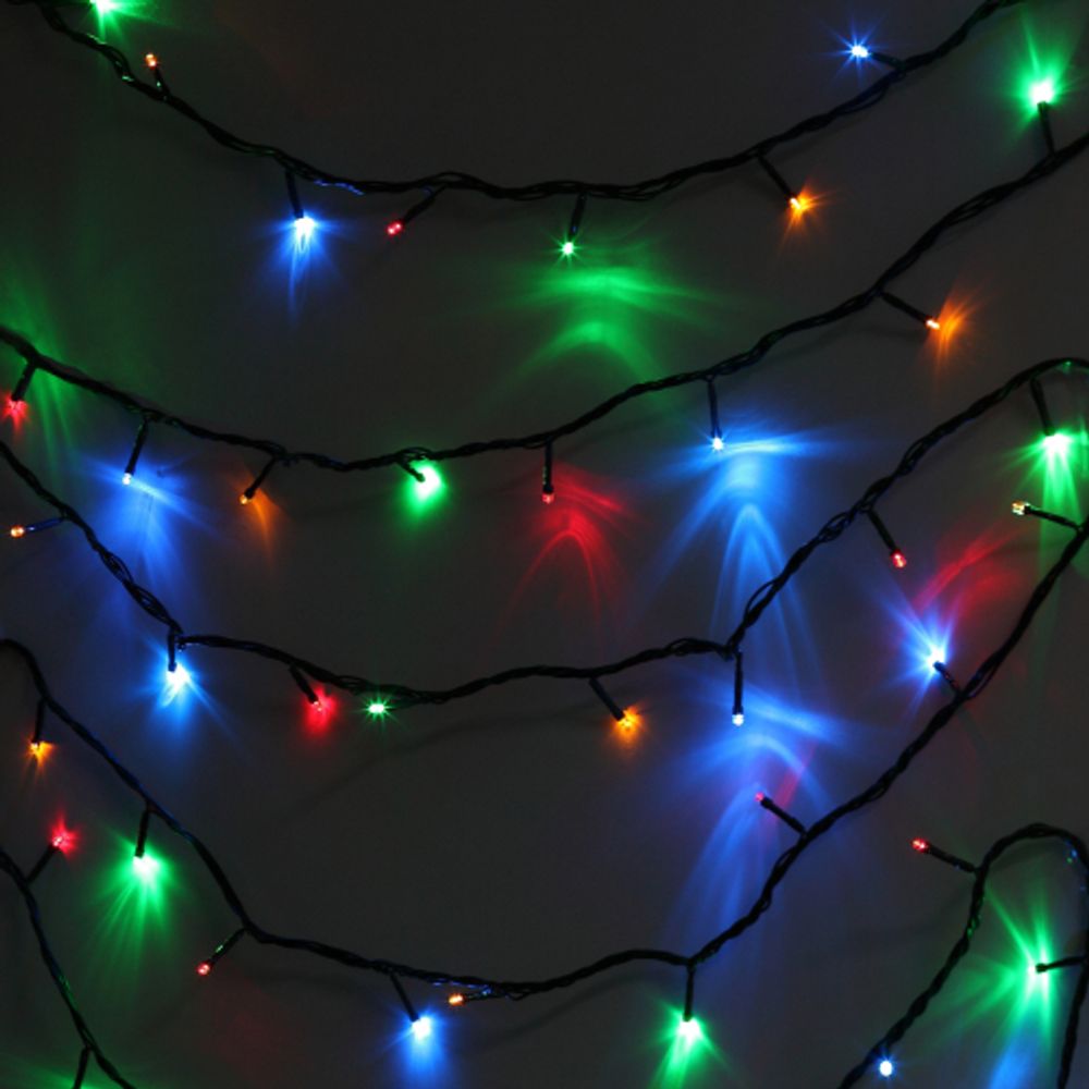 ENIN-5M ЭРА Гирлянда LED Нить 5 м мультиколор 8 режимов, 220V, IP20 | Гирлянды