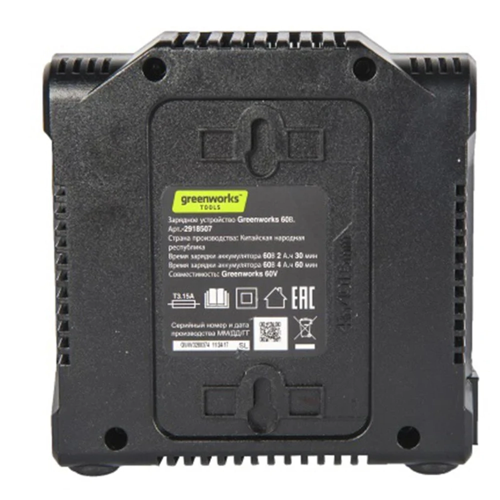 Триммер аккумуляторный Greenworks GD60BCBK4 60В (1 x 4 Ач, ЗУ) захват 400 мм, 6.6 кг, 2108407UB